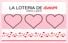 Rasca y gana de amor imprimir